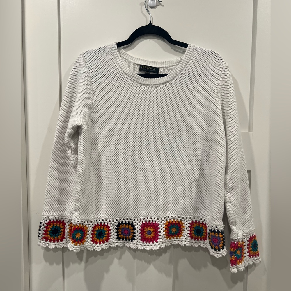 Joseph A Crochet Sweater Size XL‎